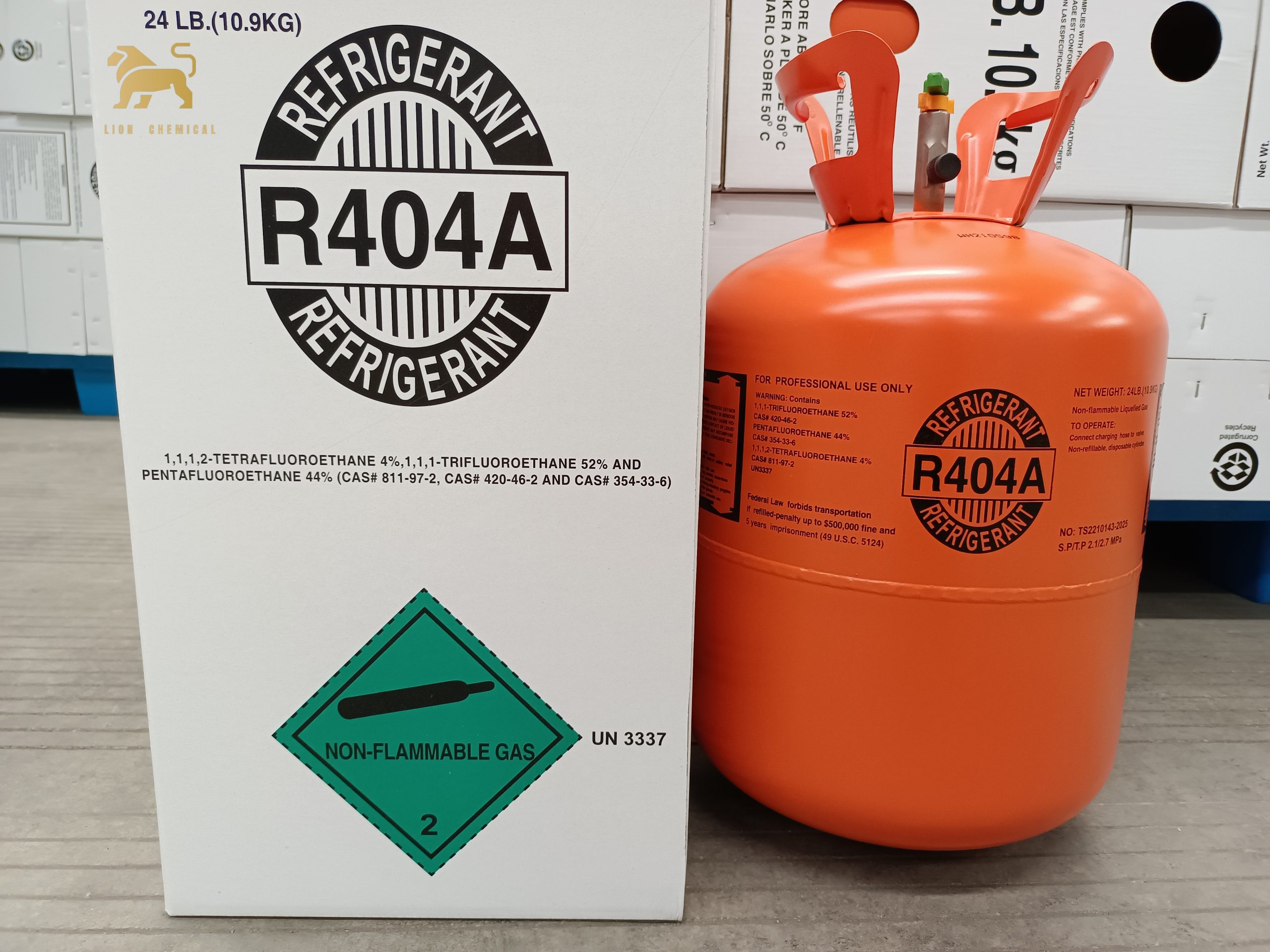 R404A refrigerant gas