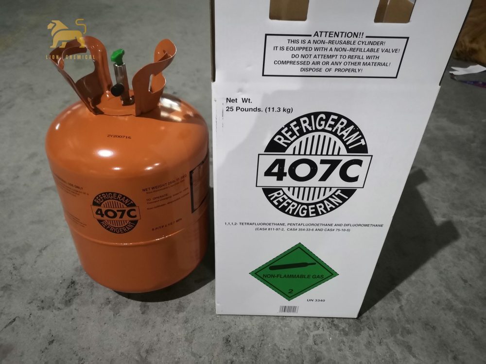 R407C refrigerant gas